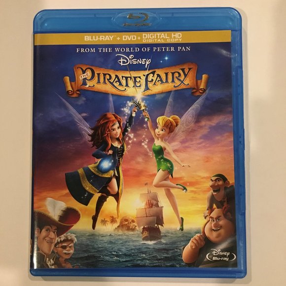 Disney Tinkerbell PIRATE FAIRY Blu-Ray & DVD - Picture 1 of 5